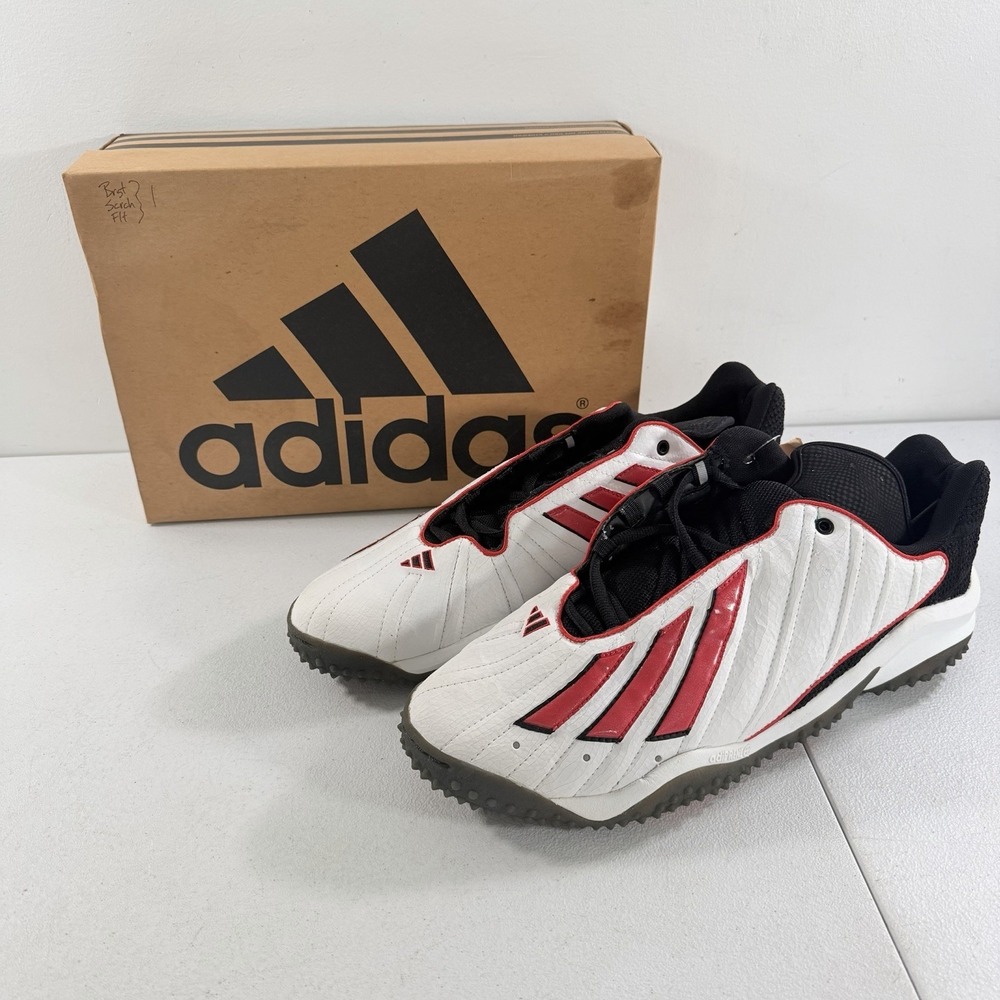 Vintage Adidas Scorch Turf Lo Low American Football Shoes Cleats Men's Size‎ 16